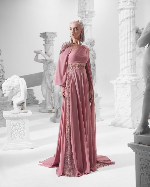 SHEER PANELED DRESS