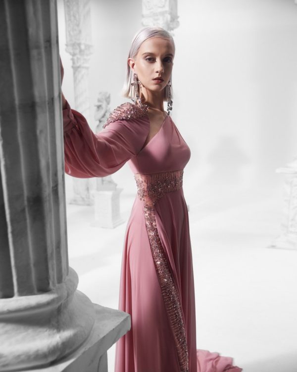 SHEER PANELED DRESS - Image 3