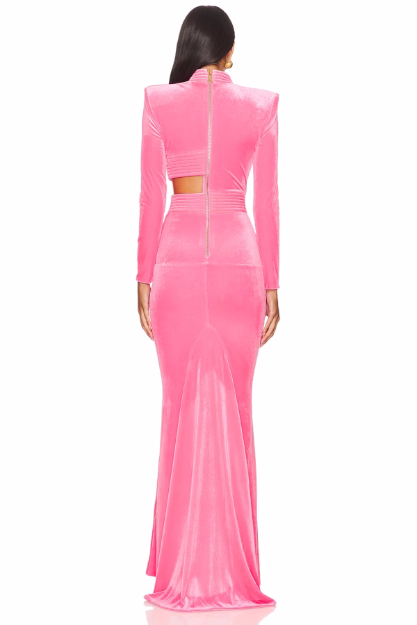 MESSAGE TO LOVE VELVET GOWN - Image 7