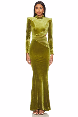 MESSAGE TO LOVE VELVET GOWN