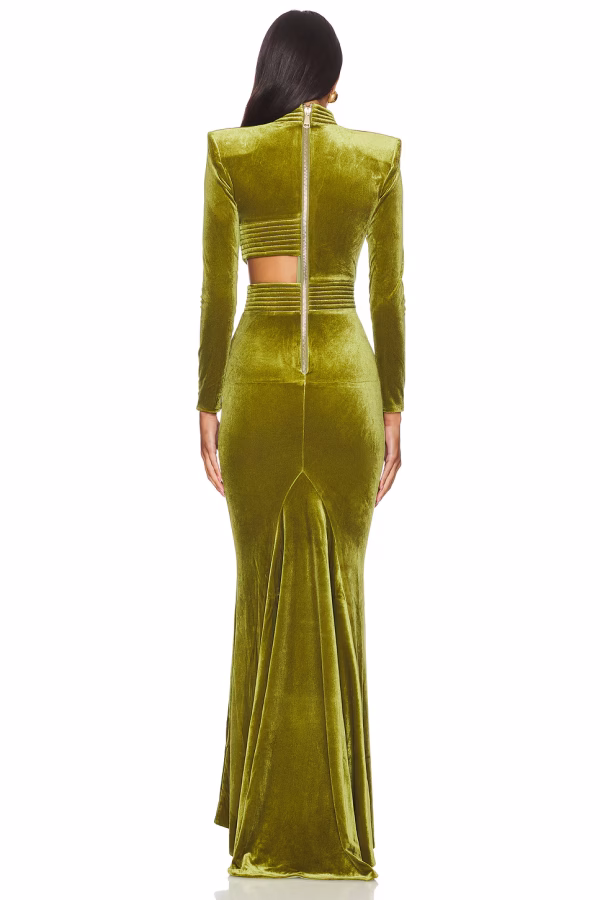 MESSAGE TO LOVE VELVET GOWN - Image 4