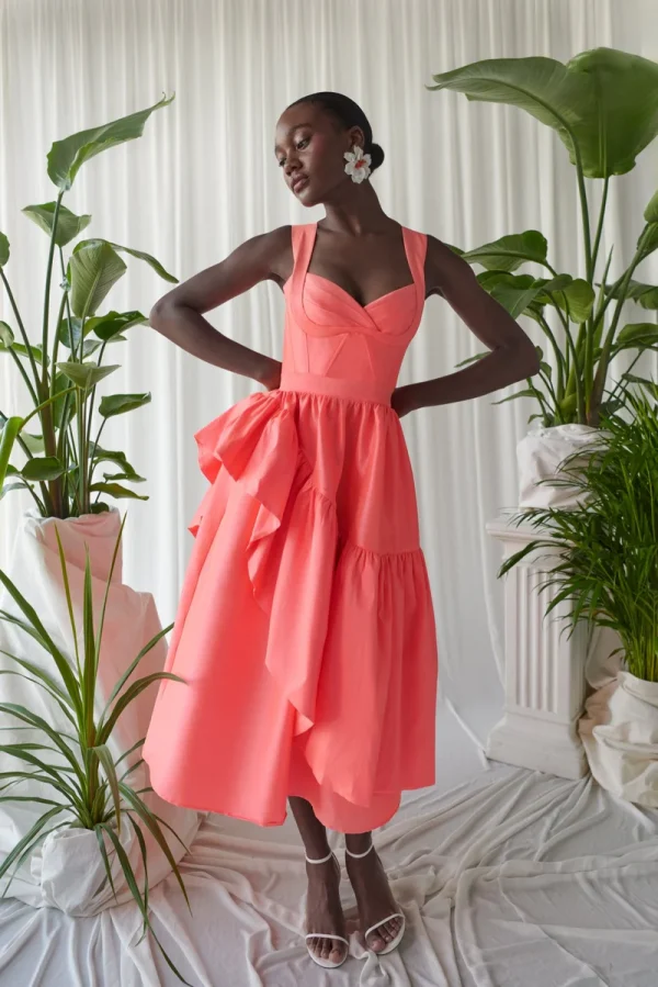 CORSICA DRESS PINK - Image 9
