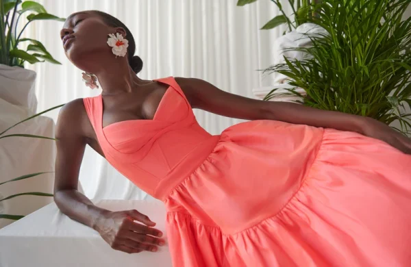 CORSICA DRESS PINK - Image 7