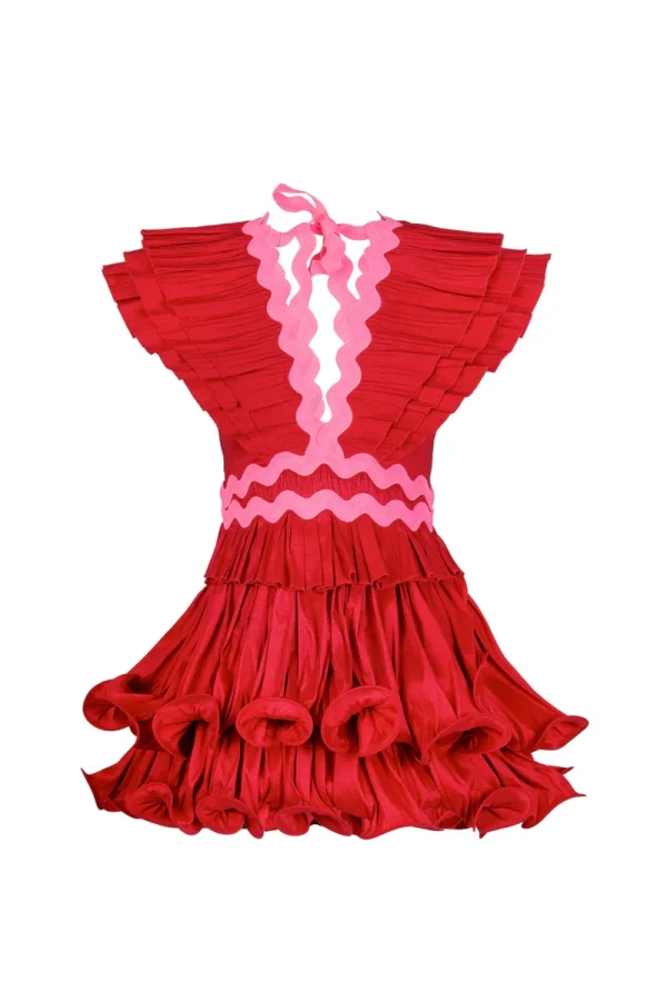PRISMA DRESS RED - Image 8