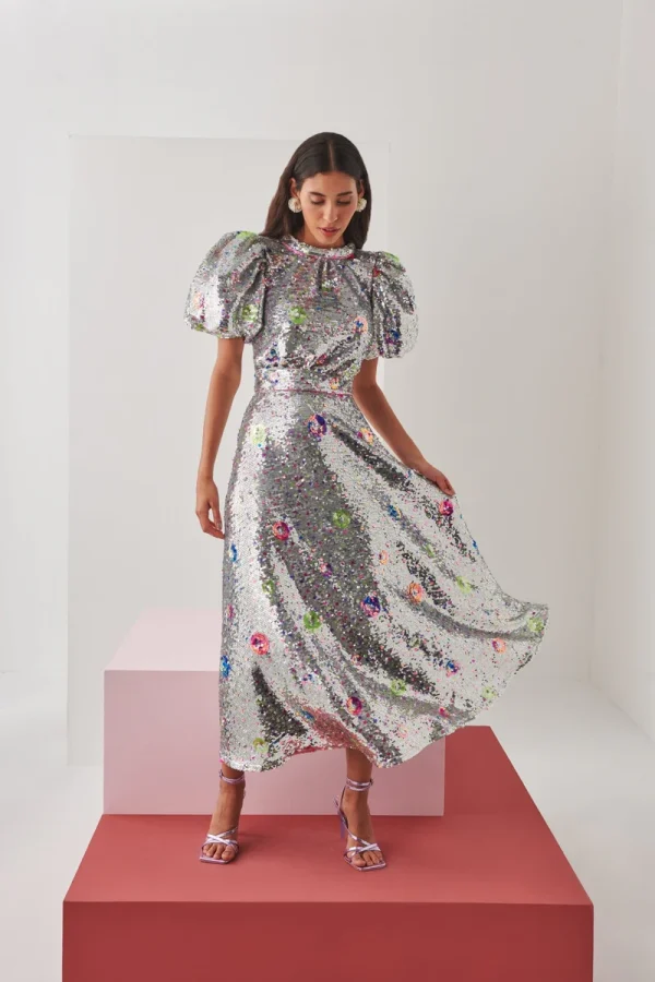 SERAPH DRESS SILVER - Image 2