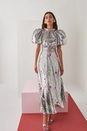 SERAPH DRESS SILVER