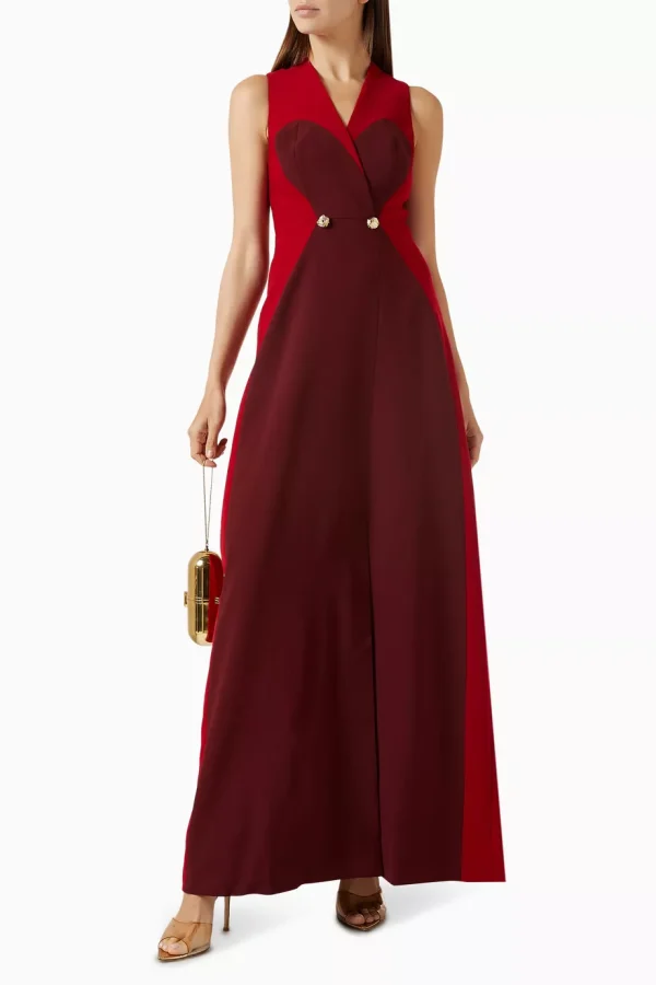 JENNY K HARLESTON CAPE DRESS IN TENCEL-CREPE - Image 4