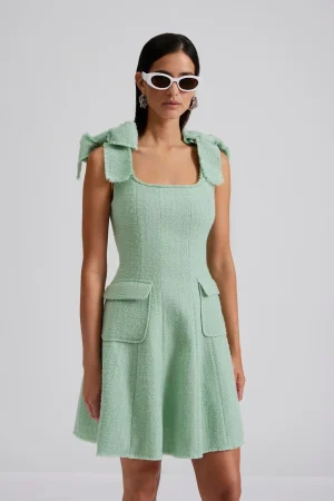 Lima Mini Dress Mint - Image 4