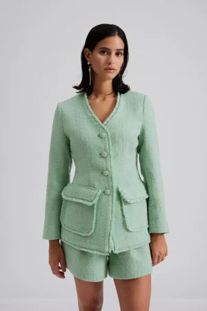 Norma Blazer Top Mint - Image 3
