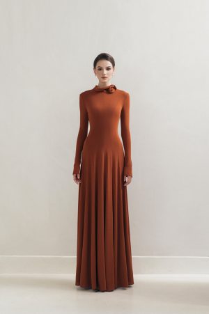 Rustic 3D Bloom Dress