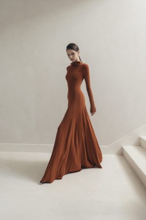 Rustic 3D Bloom Dress - Image 6