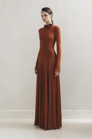 Rustic 3D Bloom Dress - Image 8