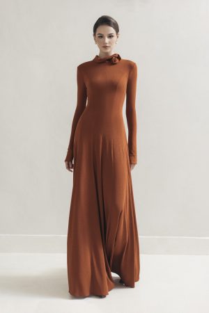 Rustic 3D Bloom Dress - Image 9