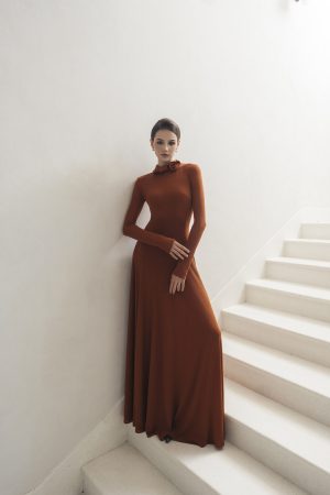 Rustic 3D Bloom Dress - Image 4