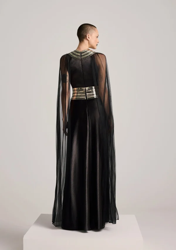 A.K.H.L THE CONCENTRIC METALLIC FALL DRESS - Image 4
