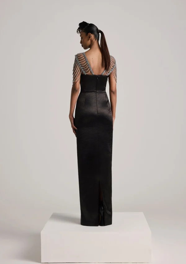 A.K.H.L THE SPARKLE FLOATS PENCIL DRESS - Image 2