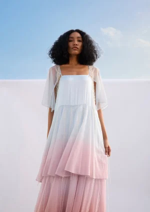 OMBRE TIER DRESS
