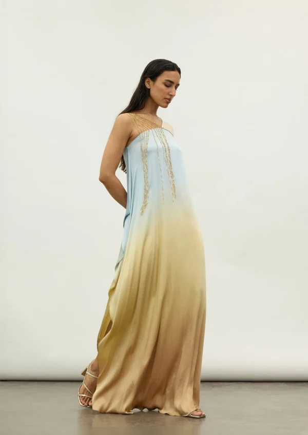 THE SEQUIN FILAMENT & METALLIC PLATE DRESS - Image 2