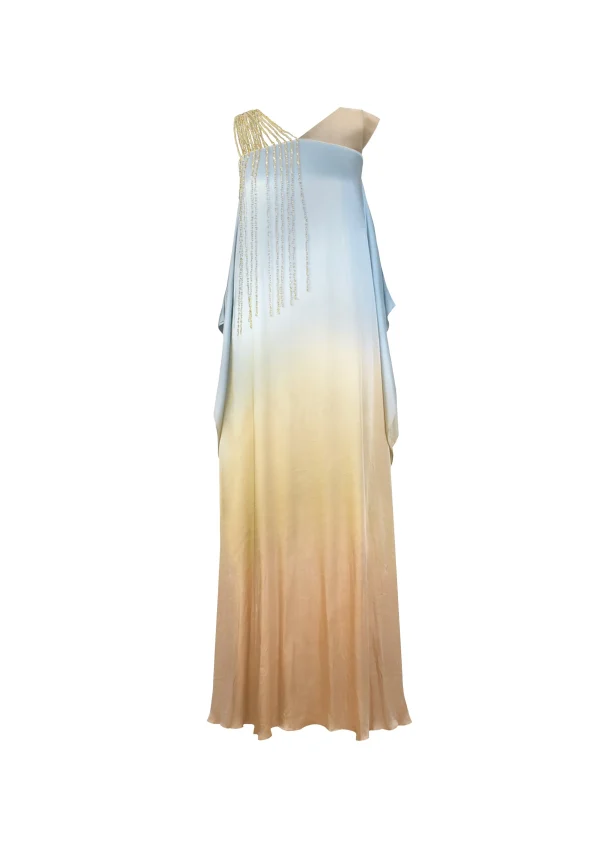 THE SEQUIN FILAMENT & METALLIC PLATE DRESS - Image 4