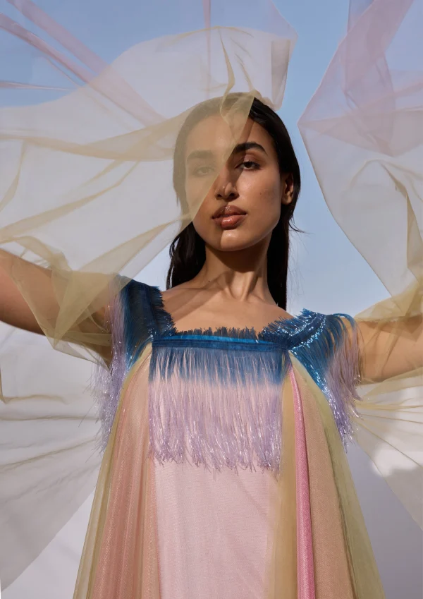 THE CHROMATIC BREEZE KAFTAN - Image 4