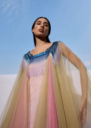 Alternative view of The chromatic breeze Kaftan