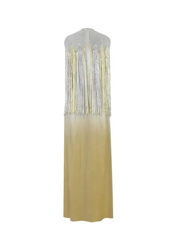 GOLD & SILVER METALLIC KAFTAN - Image 4