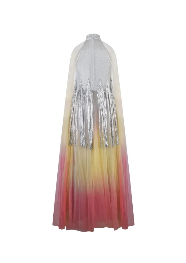 THE TWILIGHT HALTER FRINGED DRESS - Image 6