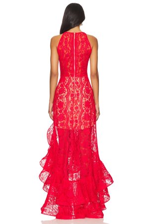 Sicillia Ruffle Midi Dress - Image 3