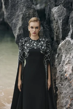 Crystal Long Cape - Image 3