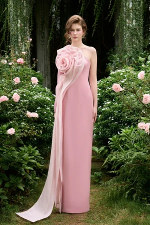 Column Evening Gown