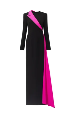 Alternative view of Column Evening Gown