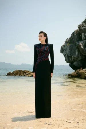 Stylized Crystal Dress - Image 3