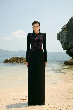 Stylized Crystal Dress