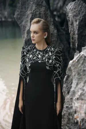 Crystal Long Cape - Image 5
