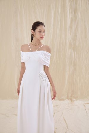 Alesia Off-Shoulder Dress - Image 7
