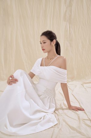 Alesia Off-Shoulder Dress - Image 5