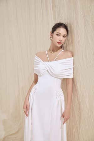 Alesia Off-Shoulder Dress - Image 4