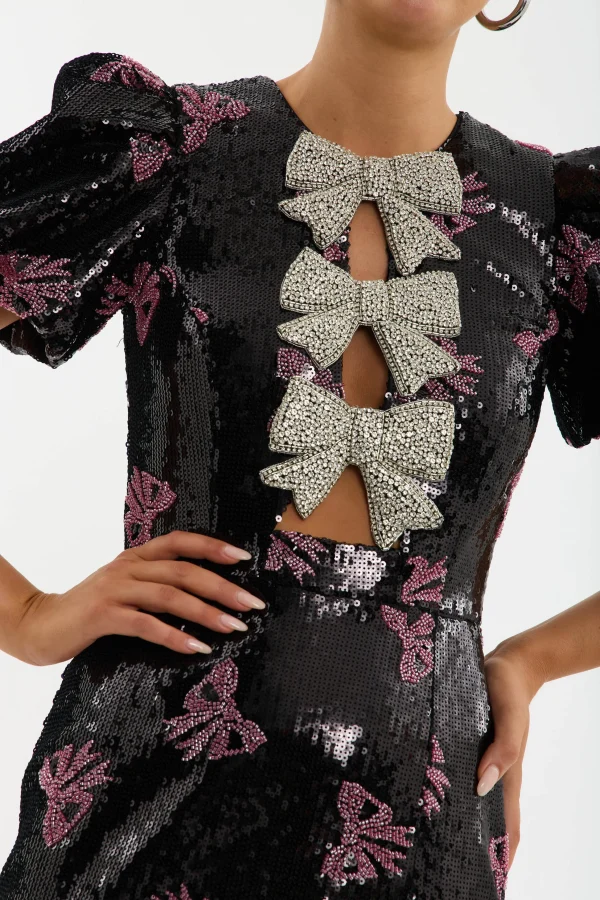 REBECCA VALLANCE MIYA MINI DRESS - Image 2