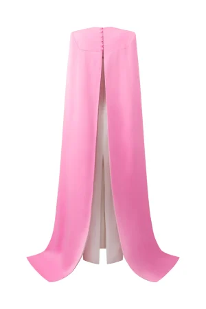 Alternative view of Strapless Bustier Column Evening Gown