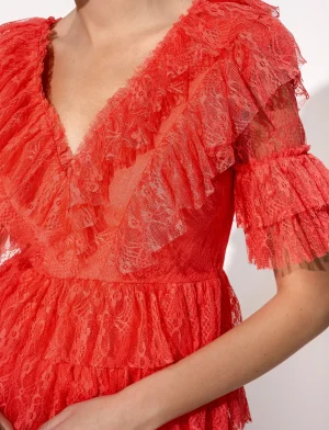 Sky V-neck Dress - Image 3