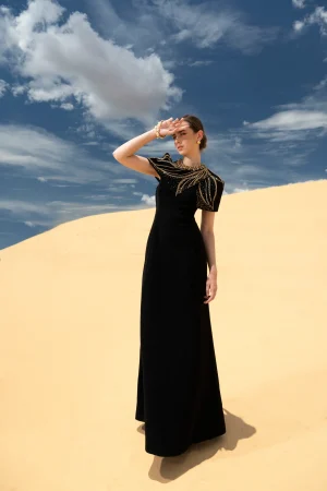 Alternative view of Black Cape Dress