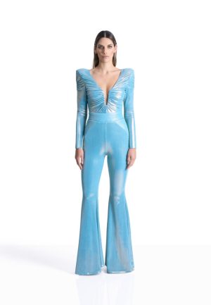 The Bloom Metallic Jumpsuit