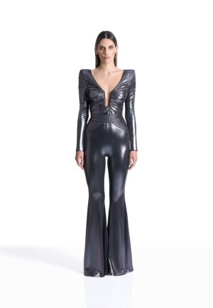 The Bloom Metallic Jumpsuit