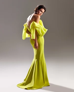 Alternative view of Lime Crepe Dress