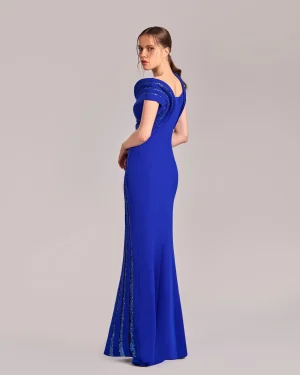 Royal Blue Gown - Image 4