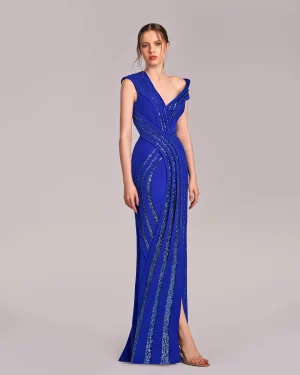 Royal Blue Gown - Image 3
