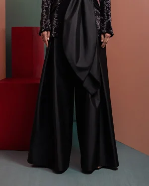 Alternative view of Wide-Leg Taffeta Pants