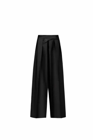 Alternative view of Wide-Leg Mikado Pants