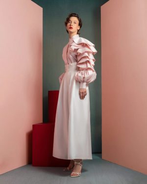 Alternative view of Ruffled Sleeves Blouse