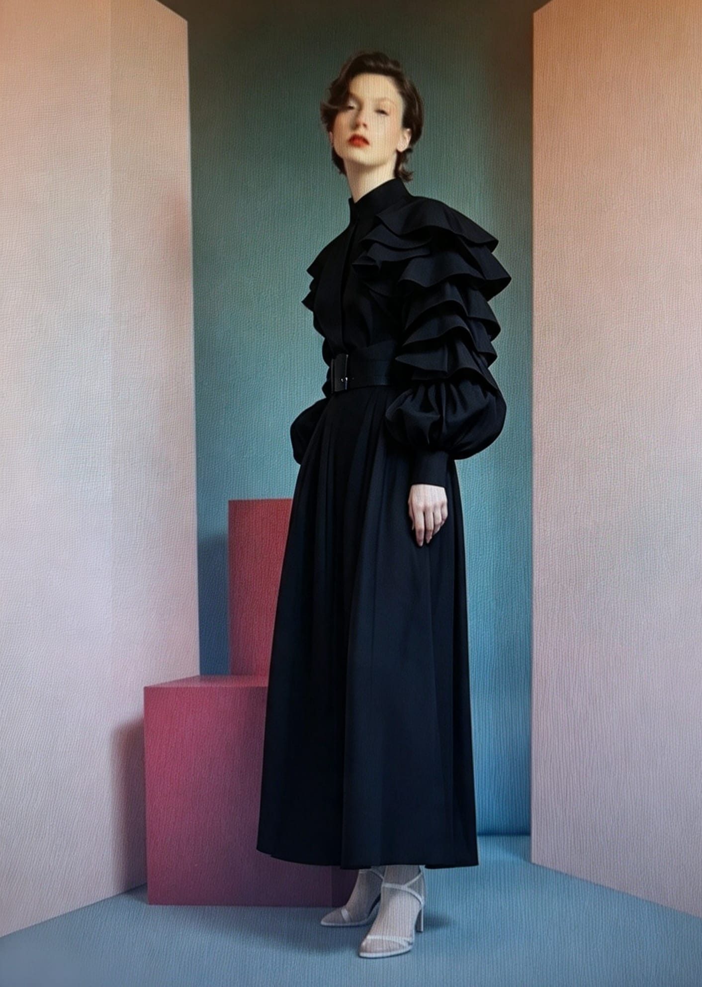 Ruffled Sleeves Blouse - Image 5